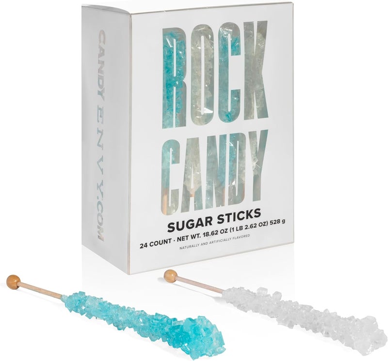 Candy Envy Rock Candy Sugar Sticks - 24 Count - Image 1